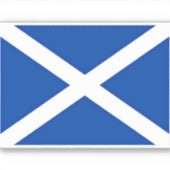 Vlag van Schotland Sticker (Voorkant)