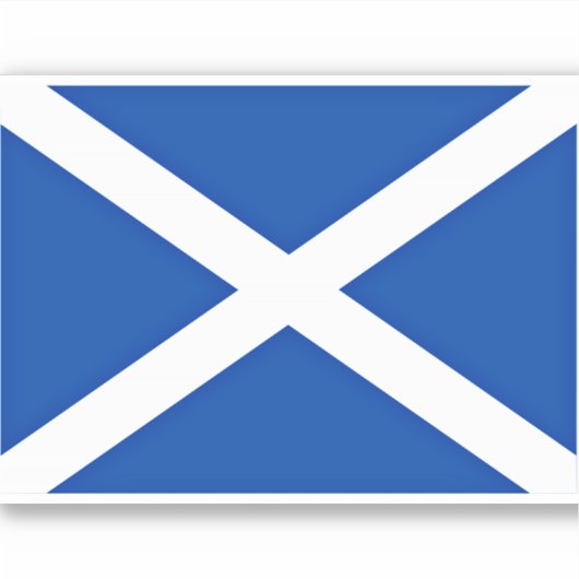 Vlag van Schotland Sticker (Voorkant)