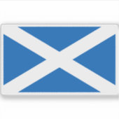 Vlag van Schotland Sticker (Voorkant)