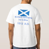 VLAG VAN SCHOTLAND T-SHIRT (Achterkant)