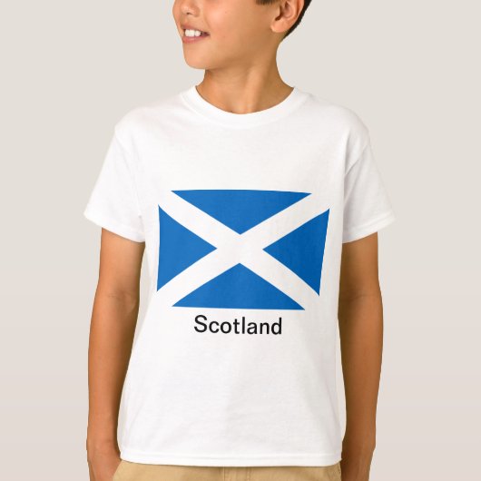 Vlag van Schotland T-shirt (Voorkant)