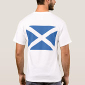 Vlag van Schotland T-shirt (Achterkant)
