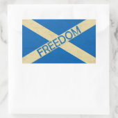 Vlag van Schotland Vrijheid Rechthoekige Sticker (Tas)