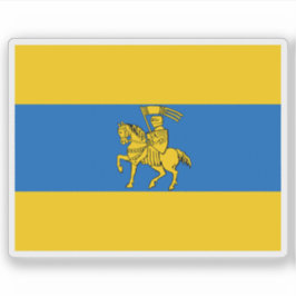 Vlag van Schwerin, Duitsland Sticker