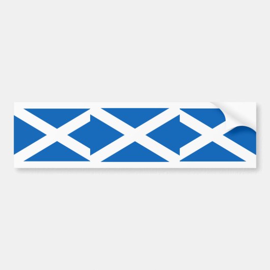 Vlag van Scotland Banner o Scotland Bumpersticker (Voorkant)