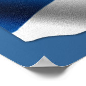Vlag van Scotland Bratach nàiseanta na h-Alba Prin Poster (Hoek)