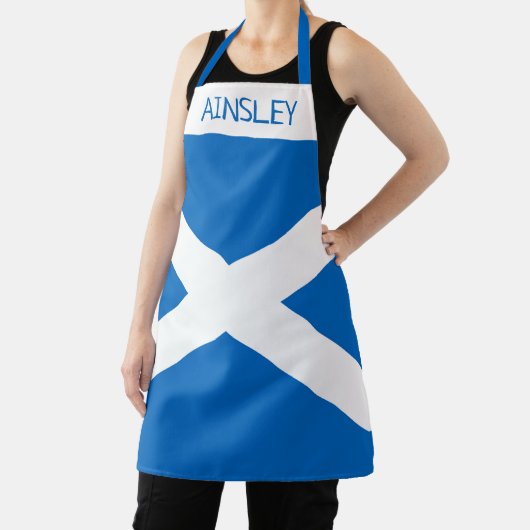 Vlag van Scotland Custom Schort (Insitu)