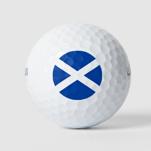 Vlag van Scotland Golf Balls Golfballen (Voorkant)
