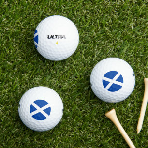 Vlag van Scotland Golf Balls Golfballen