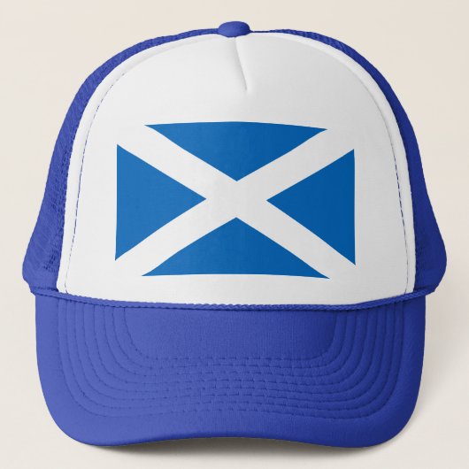 Vlag van Scotland Trucker Hat Pet (Voorkant)
