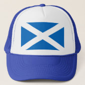 Vlag van Scotland Trucker Hat Trucker Pet (Voorkant)