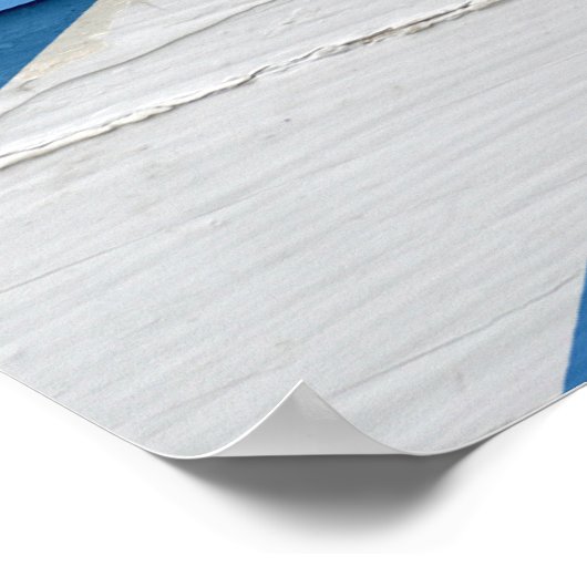 Vlag van Scotland Weathered Poster (Hoek)