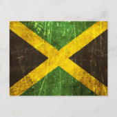 vlag van Scratched and Worn Briefkaart (Voorkant)