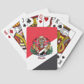 Vlag van Sealand, met wapenschild bovenaan Pokerkaarten (Achterkant)