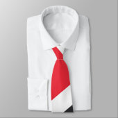 Vlag van Sealand, met wapenschild bovenaan Stropdas (Gebonden)