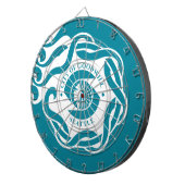 Vlag van Seattle (WA) Dartbord (Voorkant Rechts)