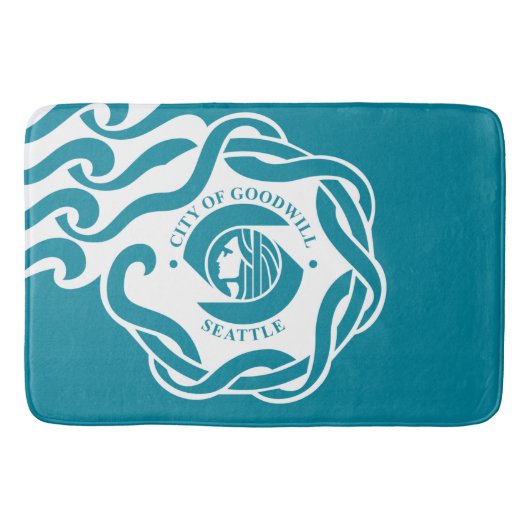 Vlag van Seattle (Washington) Badmat (Voorkant)