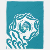 Vlag van Seattle (Washington) Fleece Deken (Voorkant)