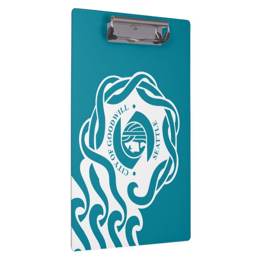 Vlag van Seattle (Washington) Klembord (Rechts)