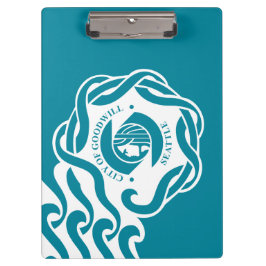 Vlag van Seattle (Washington) Klembord