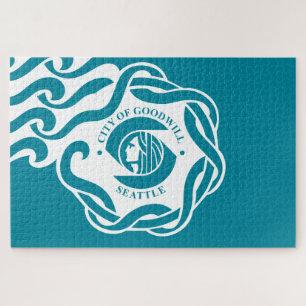 Vlag van Seattle (Washington) Legpuzzel