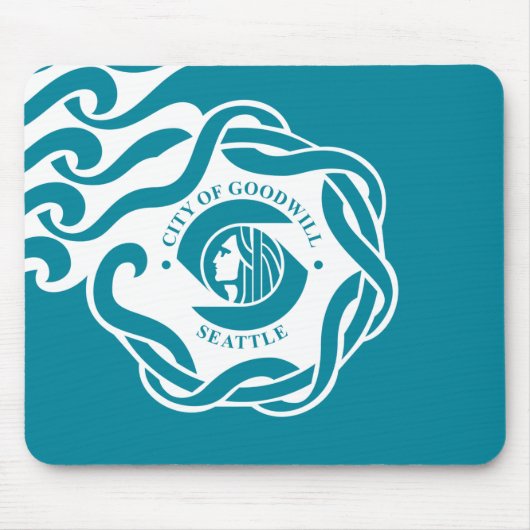 Vlag van Seattle (Washington) Muismat (Voorkant)