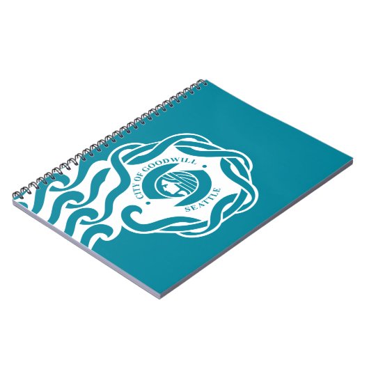 Vlag van Seattle (Washington) Notitieboek (Linkerzijde)
