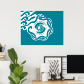 Vlag van Seattle (Washington) Poster (Thuiskantoor)