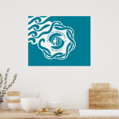 Vlag van Seattle (Washington) Poster (Keuken)