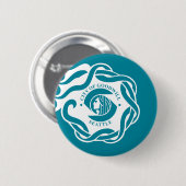 Vlag van Seattle (Washington) Ronde Button 5,7 Cm (Voorkant /achterkant)