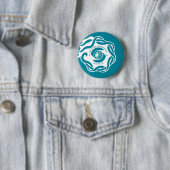 Vlag van Seattle (Washington) Ronde Button 5,7 Cm (In situ)