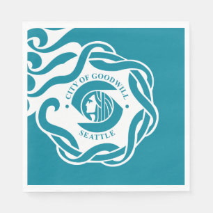 Vlag van Seattle (Washington) Servet