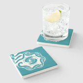 Vlag van Seattle (Washington) Stenen Onderzetter (Zijkant)