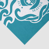 Vlag van Seattle (Washington) Tissuepapier (Detail)