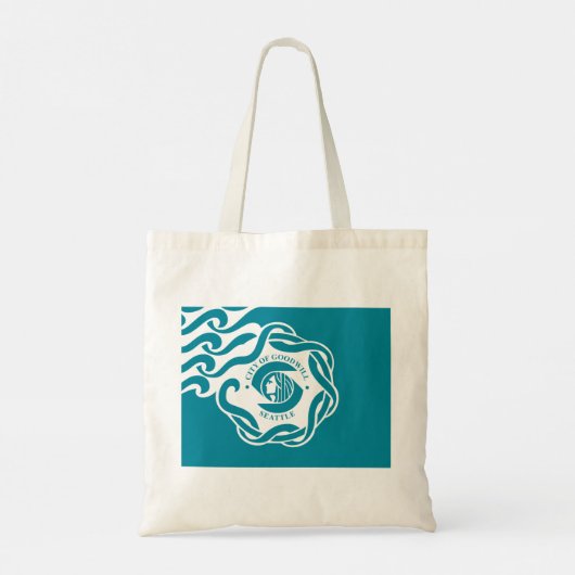 Vlag van Seattle (Washington) Tote Bag (Achterkant)
