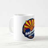 Vlag van Sedona Arizona barst mok (Voorkant links)