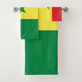 Vlag van Senegal Bad Handdoek (Insitu)
