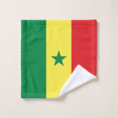 Vlag van Senegal Bad Handdoek (Wasdoekje)