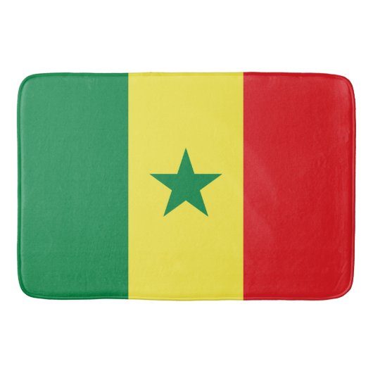 Vlag van Senegal Badmat (Voorkant)