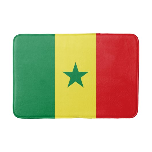 Vlag van Senegal Badmat (Voorkant)