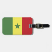 Vlag van Senegal Bagagelabel (Voorkant horizontaal)