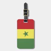 Vlag van Senegal Bagagelabel (Voorkant verticaal)