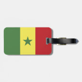 Vlag van Senegal Bagagelabel (Achterkant horizontaal)
