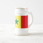 Vlag van Senegal Bierpul (Voorkant rechts)