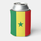 Vlag van Senegal Blikjeskoeler (Blikje Achterkant)