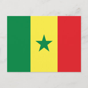 Vlag van Senegal Briefkaart