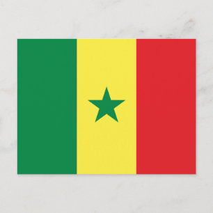 Vlag van Senegal Briefkaart