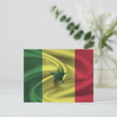 Vlag van Senegal Briefkaart (Staand voorkant)