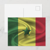 Vlag van Senegal Briefkaart (Voorkant / Achterkant)