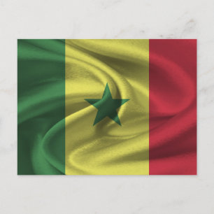 Vlag van Senegal Briefkaart